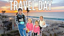 Packing and Traveling with 4 Kids ✈️ | Our Travel Day to Los Cabos Mexico!