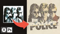 Design A Vintage 'The Police' Band Tee With Me! | VINTONE®