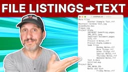 How To Get File Listings As Text