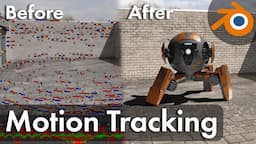 Blender Motion Tracking Introduction | Add 3D elements to your Footage | Tutorial