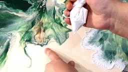 ELEVATING Your Acrylic Dutch Pour Blowout! TEXTURE Technique for PETAL Embellishments!