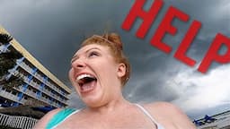 Scary storm RUINS our 1st day on vacation *caught on camera*