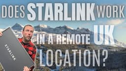 Does STARLINK Work In A Remote UK Location? - Testing Satellite Internet - Isle of Skye - Highlands