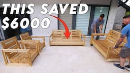 $10,000 DIY Outdoor Furniture