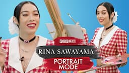 Rina Sawayama Paints A Self-Portrait And Answers Questions About Her Life | Portrait Mode