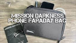 Mission Darkness Mojave Faraday Phone Bag : Mission Darkness Faraday Bag Review : Anti Theft Bag