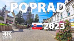 Poprad, Slovakia Walking Tour ☀️ (4K Ultra HD) – With Captions