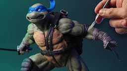 Sculpting LEONARDO | Teenage Mutant Ninja Turtles