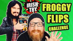 Irish People Try American FROGGY FLIPS Yard Sale CHALLENGE - @LeatherJacketGuy