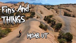 Fins N things- Moab Utah on a Dirt Bikes