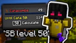 How does a Skyblock level 50 have cata 50?... Hypixel Skyblock)