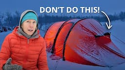 Top 7 Winter Camping Mistakes & How to Sleep Warm! | Essential Tips for Comfy Nights