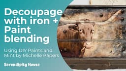 Texas Longhorn Dresser: Decoupage & Paint Blending with DIY Paint and Mint by Michelle Papers