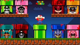 Mario DON’T FALL Into The WRONG Horror Pipes MX and Lord X Characters...