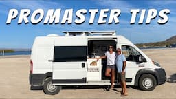 Promaster Tips - Purchasing and Maintaining a Used Camper Van  | Van Life Conversion