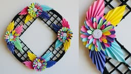 Paper wall hanging decoration😍 - Paper Craft - DIY Wall Decor - Home Decorations