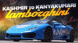 Kashmir to Kanyakumari - Eye Donation Awareness Drive in Lamborghini