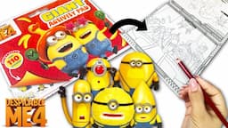 Despicable Me 4 Giant Coloring Activity Book with Gru and Mega Minions