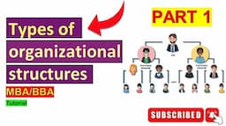 Types of Organisation Structure in Management Part 1