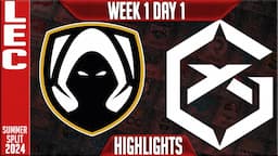 TH vs GX Highlights | LEC W1D1 Summer 2024 | Team Heretics vs GiantX Week 1 Day 1