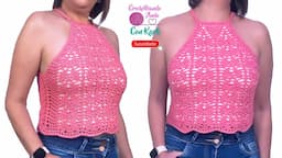 Blusa / Top tejido a crochet -🌺 Modelo “Magnolia" 🌺- TUTORIAL PASO A PASO