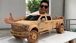 #85 Wood Carving - 2022 Ford F-450 Super Duty - Woodworking Art