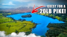 Fishing for HUGE PIKE in the Lake District! I crashed the drone... 🎣