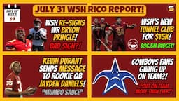 🚨WSH Re-Signs WR Byron Pringle! + WSH Tunnel Club for $15k! + Cowboys Fans GIVING UP? + KD ➡ Jayden!