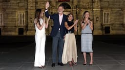 Spain's Royal Family: Princess Leonor & Sofia at Spectacular Anniversary Celebrations