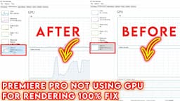 How to Fix Premiere Pro not using GPU ACCELERATION for Rendering | GPU not working | CUDA 2021