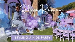 Styling a kids party Backdrop styling I Event planner I Balloon I Events I uLwandoluhle