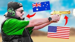 Australian VS CRAZY American Guns...