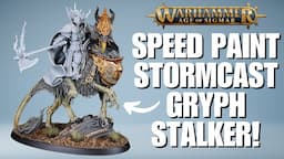 Speed Paint  the Skaventide (Lord Vigilant on) Gryph Stalker for Stormcast Eternals!