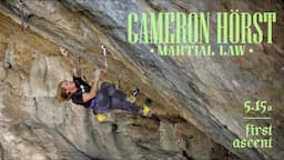 Cameron Hörst - Martial Law 5.15a FA