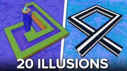 20 Illusions In Minecraft That Seem FAKE