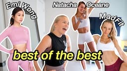 RATING THE INTERNET'S ~trendiest~ WORKOUTS | MadFit, Natacha Océane, Emi Wong (part 2)