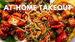 4 MUST TRY recipes inspired by takeout classics | easy vegan dinner date night recipes