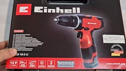 Einhell TH-CD 12-2 Li (Cordless Drill, 12V, 1.3Ah Li-Ion battery + Charger, 24Nm, 2 Speeds, No LED!)