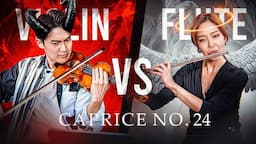 Which sounds better? Violin vs Flute ⚔️ [PAGANINI CAPRICE No. 24]