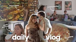 wedding planning, farmers market, lunch date, grocery haul + more | vlog