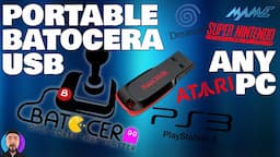 Create an Portable Batocera Retro Gaming System | USB Flash Drive, External drive