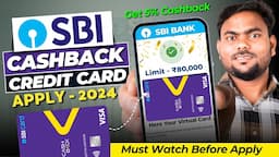 Sbi Cashback Credit Card | SBI Credit Card Online Apply | How to Apply SBI Credit Card Online 2024