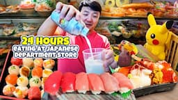 24 Hours Eating ONLY at Japanese DEPARTMENT STORE Takashimaya |100 Foods to Eat Before You Die #34