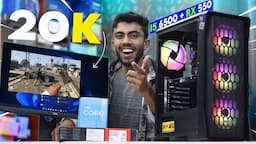 20,000/- Rs Super Intel i5 Gaming PC Build🔥 With GPU  - Best Budget Gaming PC 2024 Complete Setup🪛