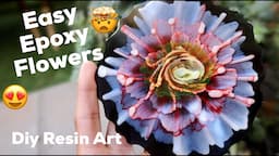 Easy DIY 3d resin Flower (Step by Step Resin Art Tutorial)