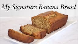 How to make a Perfectly Moist BANANA BREAD |❌ fail SECRET INGREDIENT & 100K Mega GIVEAWAY Details