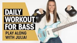 Daily Warm-Up Exercises on Bass Guitar | Playalong | Julia Hofer | Thomann