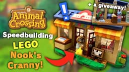 Speedbuilding the LEGO Animal Crossing Nook's Cranny Set!