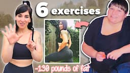 I did these 6 Exercises and LOST 130 POUNDS of FAT