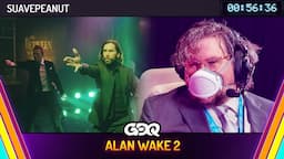 Alan Wake 2 by suavepeanut in 56:36 - Summer Games Done Quick 2024